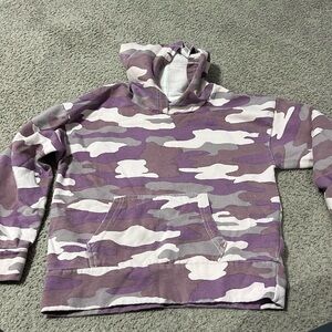 Girls Hudson hoodie sweatshirt size 7 purple